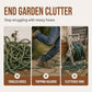 Wandmontierter Gartenschlauchhalter aus Eisen