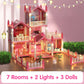 📢📢50% OFF!!⏰DIY Luminous Princess Castle Dollhouse