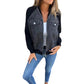 🎁Neuheiten 58 % Rabatt💥Kreative Denim-Splicing-Jacke für Damen 🧥 – Ausgefallene Streetwear für coole Alltags-Looks