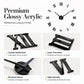 3D DIY Large Roman Numeral Wall Clock