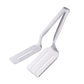 Stainless Steel Steak Tongs with Serrated Edge