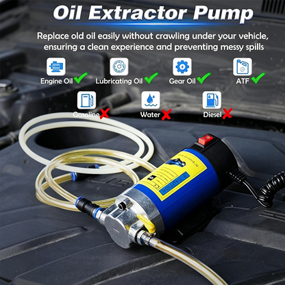 🛍️ 50% RABATT! 🔧 Tragbare 12V-Ölablasspumpe – Kupfermotor, inkl. Schläuche & Box – Ideal für Motor- & Getriebeölwechsel 🚗