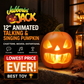 🎃Jabberin' Jack animierter sprechender und singender Halloween‑Kürbis👻🎁
