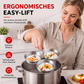 3-in-1-Edelstahl-Pochierform für Eier