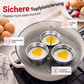 3-in-1-Edelstahl-Pochierform für Eier