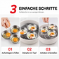 3-in-1-Edelstahl-Pochierform für Eier