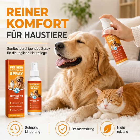 🥳HEISSER VERKAUF 2026🥳💞ÜBER 50.000 VERKAUFT!🏠 Beruhigendes Spray für die Haut von Haustieren