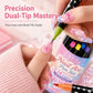 💅 24-farbige Nagelkunststifte mit zwei Spitzen – Einfache DIY-Nageldesigns