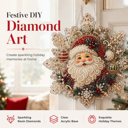🎅Weihnachts-Sonderangebot💞Über 50.000 verkauft!🎄Weihnachts-Perlen-Diamant-Kunst-Hängeornament-Set | Lichtechte, farbechte Perlen zum Selbermachen von Weihnachtsdekorationen 🎅💎
