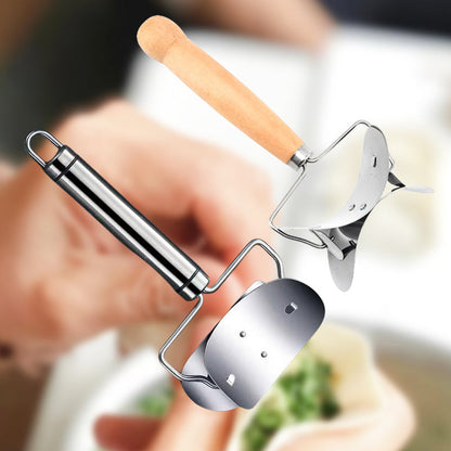 🥟 50 % sparen! 🔪 Teigtaschen-Ausstecher – aus Edelstahl, für einfache und gleichmäßige Schnitte ✨