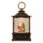 Weihnachts-Nachtlicht im Vintage-Stil mit Schneefallmotiv