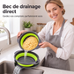 🔥 BEGRENZTES ANGEBOT: 50 % Rabatt! 🥗 Multifunktionales, zusammenklappbares Sieb – Abtropfgestell mit Auffangschale, kompakt und praktisch für die Küche ✨