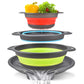 🔥 BEGRENZTES ANGEBOT: 50 % Rabatt! 🥗 Multifunktionales, zusammenklappbares Sieb – Abtropfgestell mit Auffangschale, kompakt und praktisch für die Küche ✨