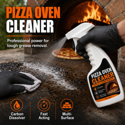 🍕🧼 Powerful Pizza Oven Cleaner Spray – Deep Cleaner for Grease, Carbon & Baked-On Grime