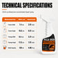 🍕🧼 Powerful Pizza Oven Cleaner Spray – Deep Cleaner for Grease, Carbon & Baked-On Grime