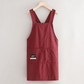 Criss-Cross Back Apron with Large Pocket