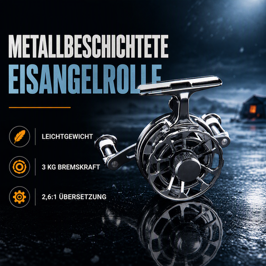 📢📢57 % Rabatt!! ⏰🎣 Leichte Metall‑Angelrolle mit doppelter Wipparm‑Konstruktion – stabil & komfortabel beim Angeln