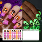 🏆✨Zwei zum Preis von einem!🔥 Leuchtende Halloween-Nagelfolien
