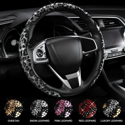 Sparkly Rhinestone Steering Wheel Cover