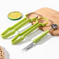 🏖️Sommer-Sonderangebot: 60 % Rabatt🍉3-in-1-Set aus Edelstahl mit Melonenausstecher und Löffel👍