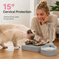 Ergonomischer, erhöhter und geneigter 2-in-1-Futternapf für Haustiere