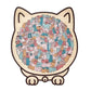 🎅Weihnachtsangebot 50 % Rabatt🐱135-teiliges Holzpuzzle in Morandi-Farben in Katzenform🎁