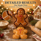 🔥🎁 2+1 GRATIS!!🥳🎄 Weihnachtliches geprägtes Mini‑Kuchenförmchen‑Set | 8 festliche Motive für die Weihnachtsbäckerei