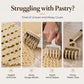 Pizzagitter-Rollenschneider aus Edelstahl