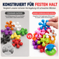 ❄️🧩 3D-Steckschneeflocken-Bausteine für Kinder – kreatives Bauen und Verbinden der Teile ✨