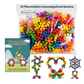 ❄️🧩 3D-Steckschneeflocken-Bausteine für Kinder – kreatives Bauen und Verbinden der Teile ✨