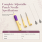 🎁 2+1 GRATIS!!✨ Punch Needle Stickwerkzeug-Set