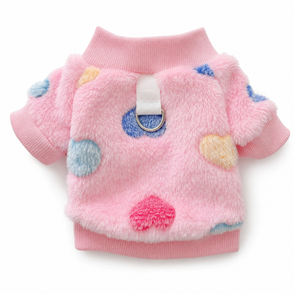 🐾💕 Warme Haustier-Sweaterweste mit Leinenring 🐶🐱