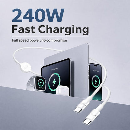 📱⌚ Schnellladekabel für mehrere Geräte – Aufsteckbares Ladegerät für die Watch & USB-C-Stromversorgung