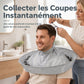 ✂️ 50% RABATT! 💇 Grauer Friseurumhang für Erwachsene – atmungsaktiv & geruchsneutral, für Schneiden & Färben