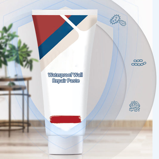 🖌️ Wandreparaturpaste mit Rollenbürste – wasserbasiert, schimmelresistent, deckt Graffiti & Risse ab