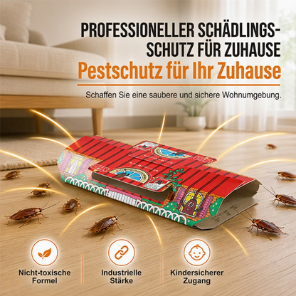 🪳 50% RABATT! 🏠 Professionelle Kakerlakenfalle – Ungiftig & effektiv ✨