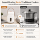 🍲 KOCHANGEBOT – Bereiten Sie ein warmes Mittagessen direkt an Ihrem Schreibtisch zu – ohne Warteschlangen oder kaltes Essen zum Mitnehmen – Tragbarer elektrischer Mini-Topf (900 ml)
