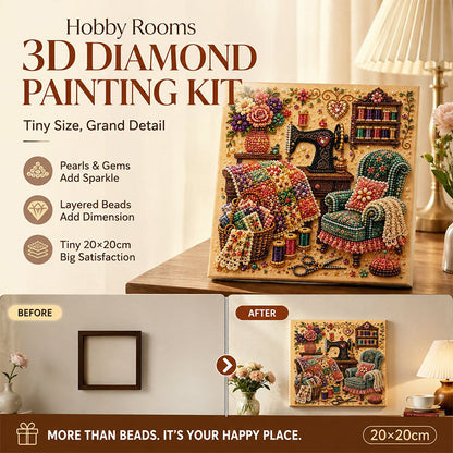 💎 Verwandeln Sie freie Zeit in funkelnde Kreativität – mit dem entspannenden Diamond Painting Art Kit 🎨
