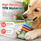 🔥50 % Rabatt🔥Langlebiges Hundekauspielzeug in Knochenform aus TPR – bissfest & zahnpflegend für große Hunde 🦴