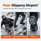 ❄️ 18-Zacken-Schuhspikes – sicherer Halt auf Schnee, Eis & glatten Winterwegen 🥾