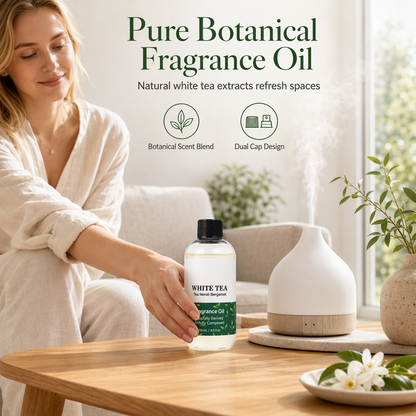 🌿 Raumduft mit Weißem Tee, Orangenblüte & Bergamotte für ein frisch duftendes Zuhause