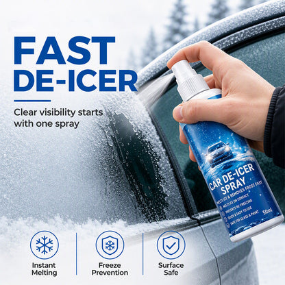 ❄️ Auto-Enteisungsspray – aufsprühen, Eis schmilzt