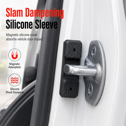 🚗 Magnetische Türschloss-Dämpfer – Silikonpuffer, leises Schließen, 4er-Set