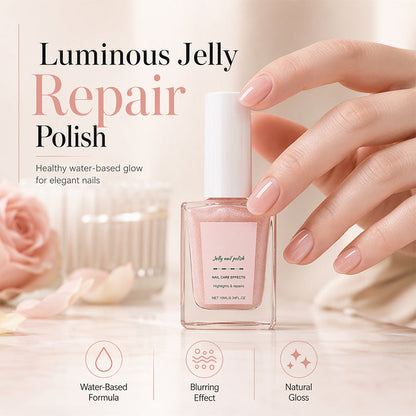 💅 Wasserbasierter Nagellack in zartem Rosa mit natürlichem Weichzeichner-Effekt