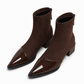 🔥 Beliebtes Produkt ! ✨Damen-Stiefeletten im französischen Stil mit spitzer Zehenpartie, schmale Passform, elegante kurze Stiefel für Frühling und Herbst