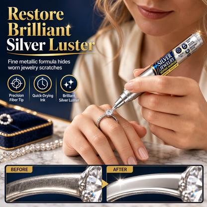 ✨ Silberpflege-Stift – Kratzer abdecken, Glanz zurückbringen