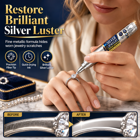 ✨ Silberpflege-Stift – Kratzer abdecken, Glanz zurückbringen