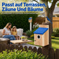 🔥50 % Rabatt🔥Wetterbeständiges Vogelhaus aus Holz für den Außenbereich