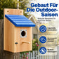 🔥50 % Rabatt🔥Wetterbeständiges Vogelhaus aus Holz für den Außenbereich