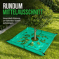 Garten Laubsammelmatte mit Mittelöffnung